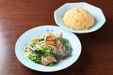 レバニラ+チャーハンセット