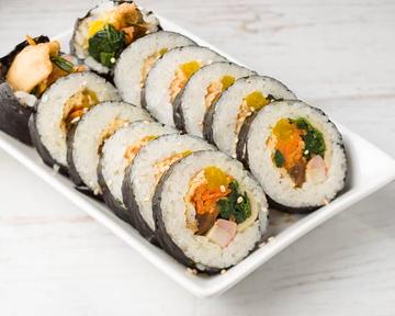 韓国のり巻き Korean Seaweed Sushi Roll
