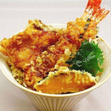 大海老かしわ天丼《亀》