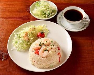 エビチャーハンセット Shrimp Fried Rice Set