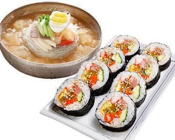 【NEW】キンパ・冷麺セット