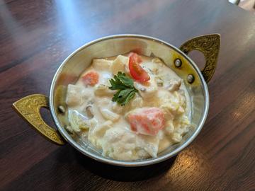 季節野菜のホワイトカレーS(甘口)