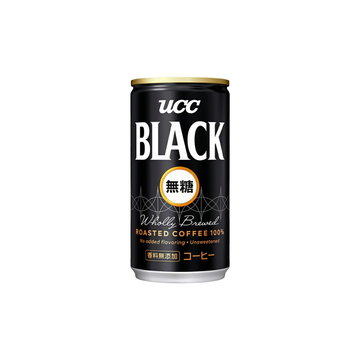 UCC ブラック無糖 缶コーヒー 185ml