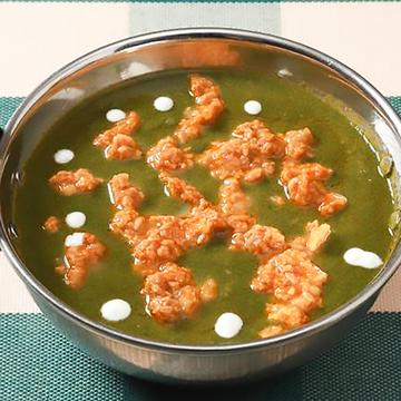 キーマほうれん草カレーKeema Spinach Curry
