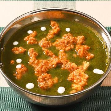 キーマほうれん草カレーKeema Spinach Curry