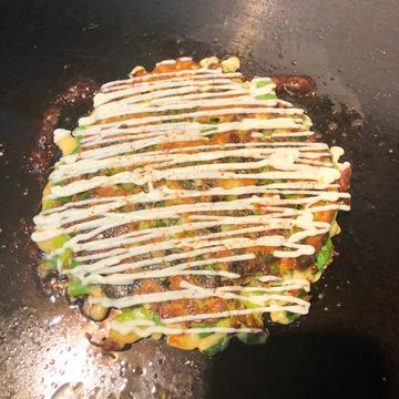 ねぎ焼すじ(マヨ・一味乗せ)