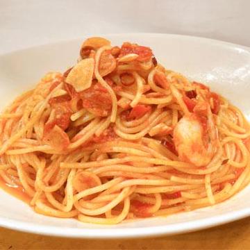 エビトマトパスタ