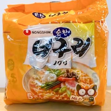 農心ノグリウドンマイルド5袋入り