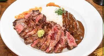ふらんす亭ランプステーキ弁当150g(一口カレー付)