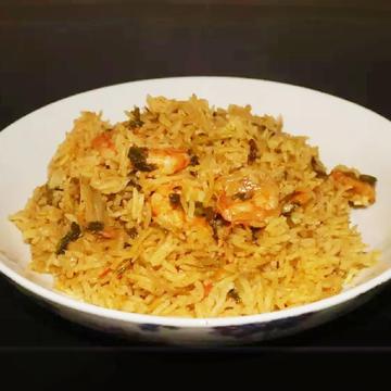 海老ビリヤニ+ヨーグルトサラダPrawnBiriyani+YogurtSalad