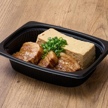 【おかず】豚角煮豆腐 Pork Kakuni and Tofu