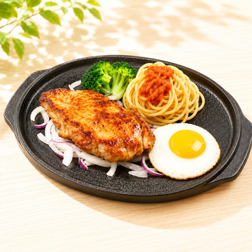 鉄板チキンステーキ