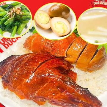 双套餐 ローストご飯二種肉盛り定食