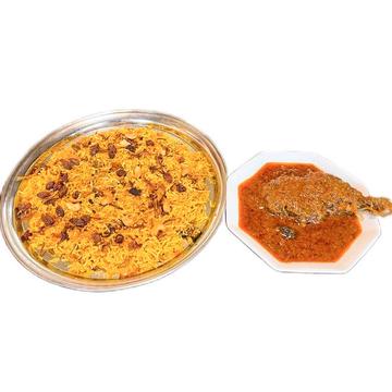 カシミリチキンレッグマサラ・ビリヤニ・ライタセット(Kashimiri Chicken Leg Masala・Biryani・Raita Set)