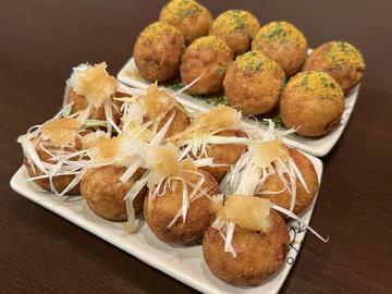 ねぎポンたこ焼き8個＆カレーたこ焼き8個