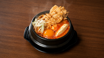 豚カルビスンドゥブうどん