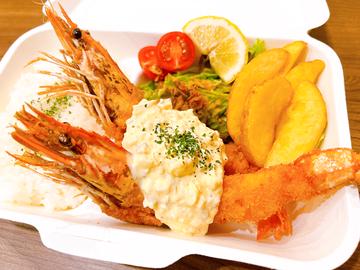 有頭大海老フライ弁当