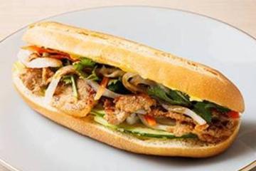 バインミーポークレモングラス L - Banh mi with Lemongrass Grilled Pork L