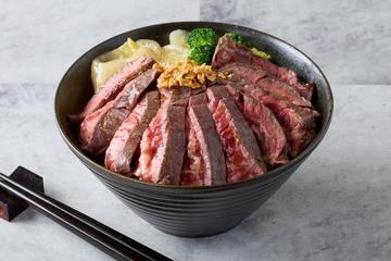 【肉増し1.5倍】にんにく醤油の牛ハラミ丼(150g) Large Garlic Soy Sauce Harami Steak Bowl