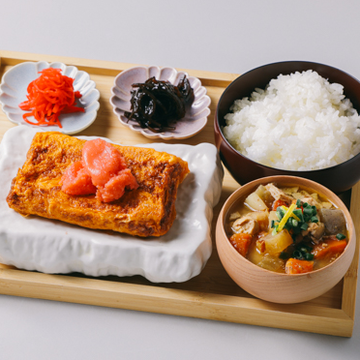 幻の明太子玉子焼き定食