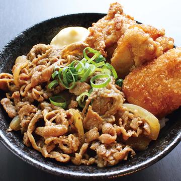 しょうが焼き丼 400 (唐揚2+コロッケ1) ≪1189≫