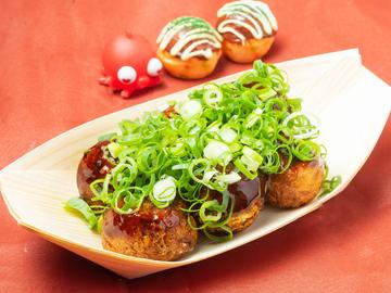 たこ焼き【ソースネギ】6個入りTakoyaki(Sauce ＆ GreenOnions)6pieces