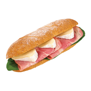 焼きたてサンド/カマンベール＆ハム Freshly Baked Sandwich with Camembert Cheese ＆ Ham