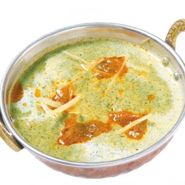 サグマトンカレー Sag Mutton Curry