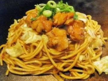 東伯牛ホルモン焼そば