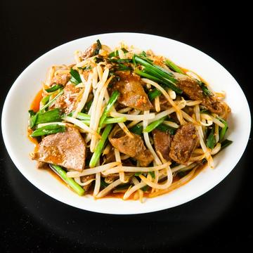 ニラレバ炒め Stir-Fried Liver and Leek