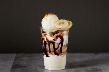 チョコバナナミルクアイスパフェ(300ml)Chocolate Banana Milk Ice Parfait