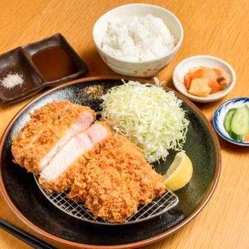 【数量限定】リブロースかつ定食 280g【茨城県のいも豚、紫峰ポーク】