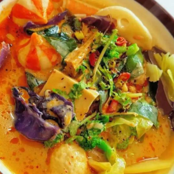 麻辣タン定食2番