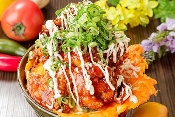 【6個・オム卵】ヤンニョムからあげ丼