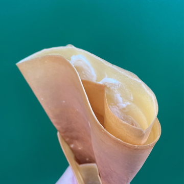 クリームチーズだけのクレープ