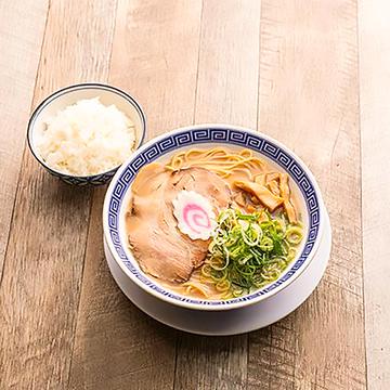 サバ豚骨らーめん+白ごはん