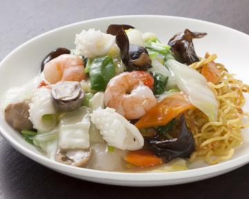 海鮮かた焼きそば