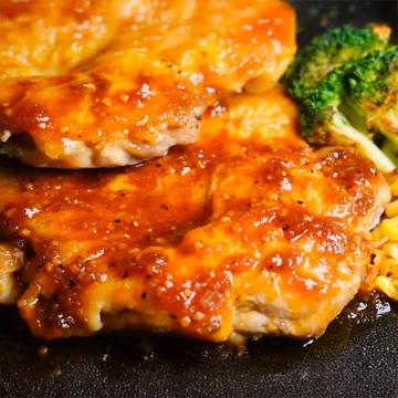ステーキソースダブルチキンステーキ弁当(240g)Steak sauce Chicken Steak Box