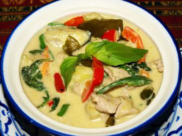 K-1 グリーンカレー+タイ米 Green Curry + Rice