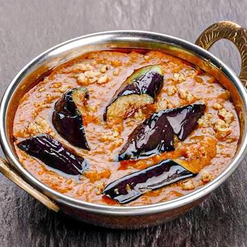 ナスキーマカレー Eggplant Keema Curry