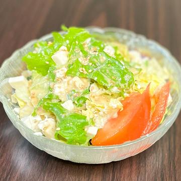 お豆腐サラダ
