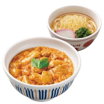 親子丼 はいからうどんセット
