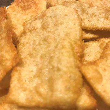 志喜千庵オリジナル そばチップス (黒こしょう味)