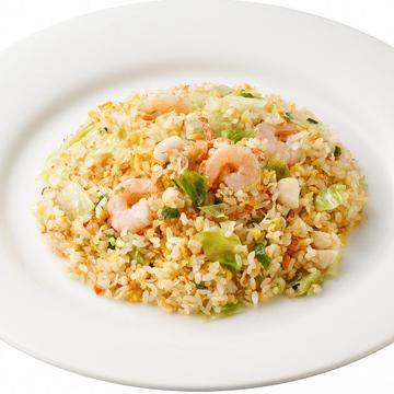 海鮮レタスチャーハン