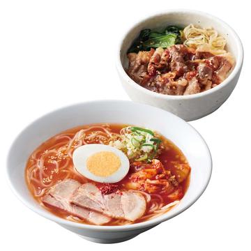 旨辛盛岡冷麺とミニカルビ丼セット