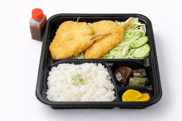 アジフライ弁当