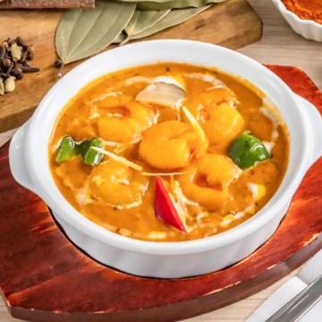 海老マサラカレーセット【サラダ付】 Prawn masala curry set with salad