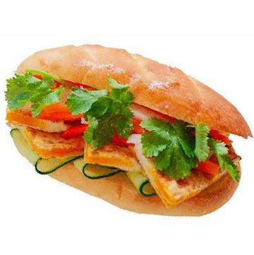 目卵焼きハムバインミー