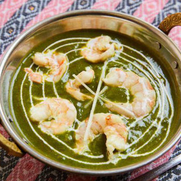 サグプラウン Saag Prawn