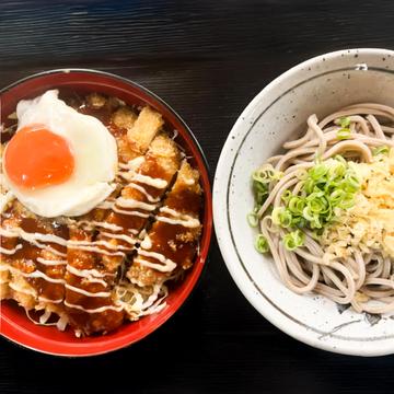 ソースカツ丼とミニそばセット